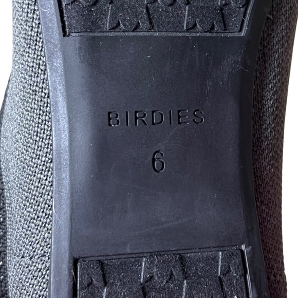 Birdies Blackbird Flats Loafers Gray Black Point Knit Comfort Work Casual Size 6 - Picture 13 of 14